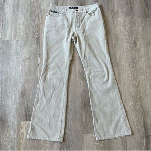 L.E.I. Y2K Vintage Corduroy Flare Pants - Size 9 Taupe